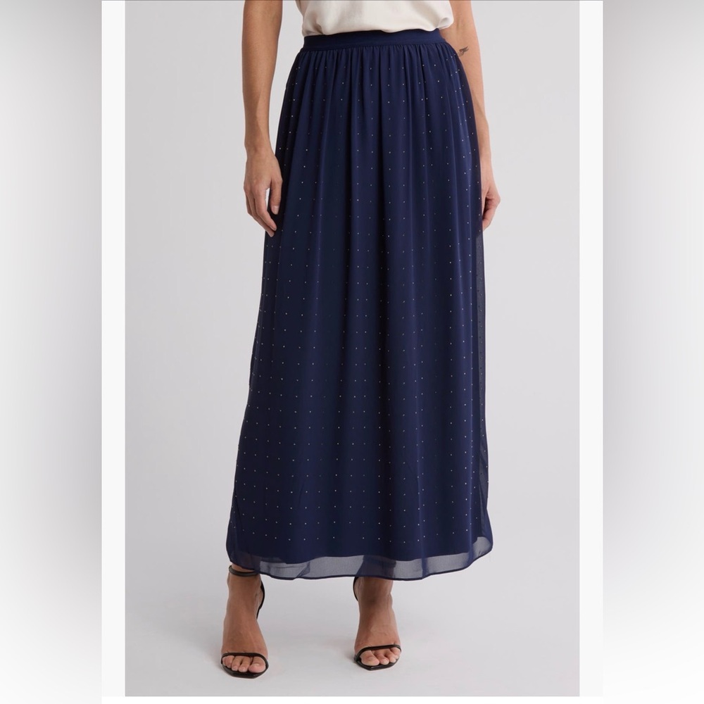 DR2 Midnight Blue Maxi Skirt